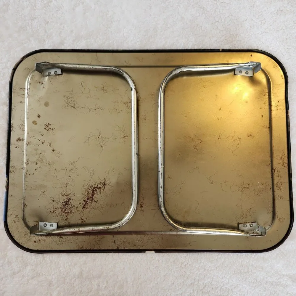Vintage 1989 ALF Alien Productions Metal TV Tray with Folding Legs 80's TV